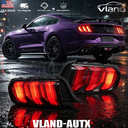 Full led red tail lights - full,